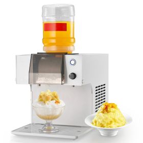 VEVOR Snowflake Ice Machine, 132LBS/24H Snowflake Ice Maker, Ice-Shaver Machine with Stainless Steel Blade, Electric Snow Cone Maker with 0.48Gal