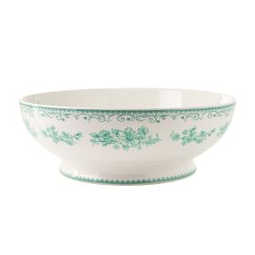 Agatha Stoneware 11-inch Serving Bowl, Green